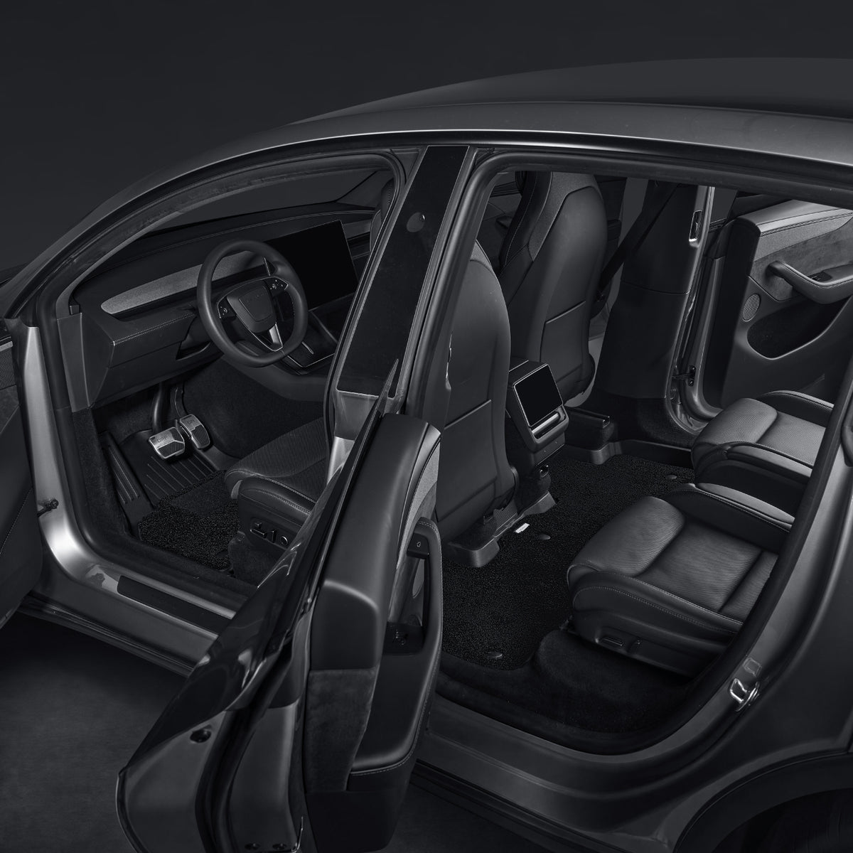 HALOBLK Model Y L 2026 香港專用全包圍地墊 + 前後尾箱儲物墊