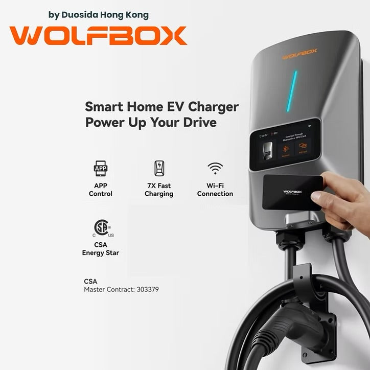 WolfBox S (EHSS屋苑充電易資助計劃)電動車充電裝置安裝工程全包套餐(三年保用)
