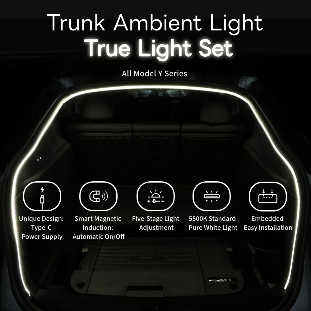 Jowua Tesla Model Y Trunk Ambient Light - USB-C LED Strip