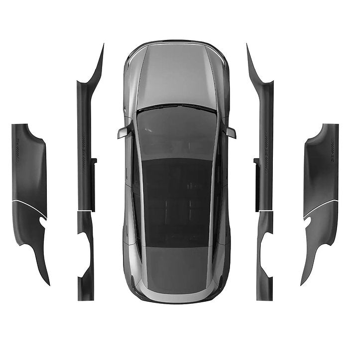 3W 全TPE門檻保護條套裝Tesla Model Y Juniper 2025+/Model 3 Highland 2024+