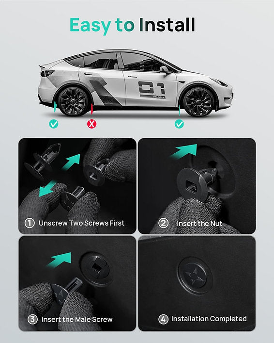 Haloblk 泥擋板 for Model Y 2025+ Juniper