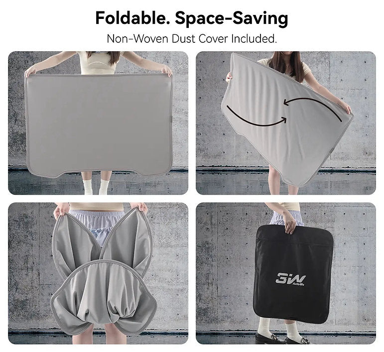 3W UV Heat Insulation Foldable Car Sunshade 灰色 for Tesla Model 3 Highland&Y Juniper(現貨)