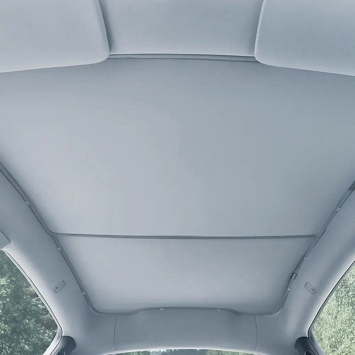 3W UV Heat Insulation Foldable Car Sunshade 灰色 for Tesla Model 3 Highland&Y Juniper(現貨)