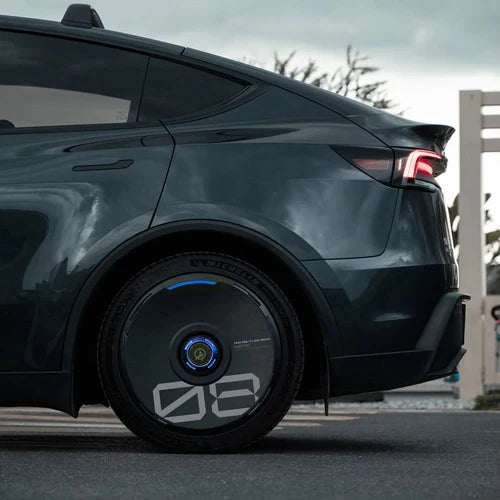 HALODISC 2 Wheel Covers for Tesla | Custom Numbers