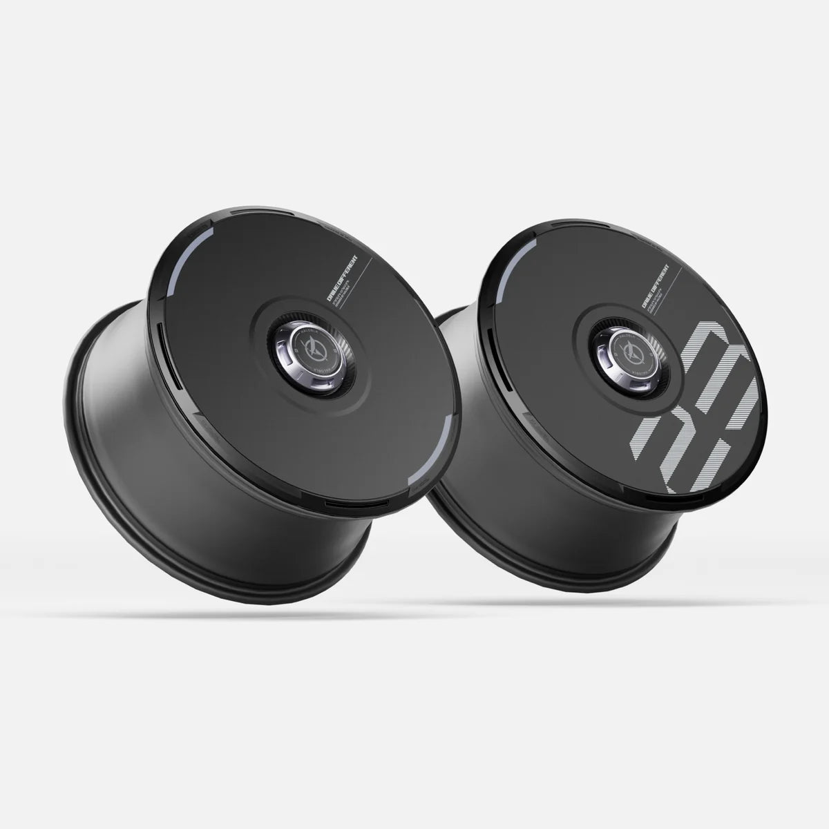 HALODISC 2 Wheel Covers for Tesla | Custom Numbers