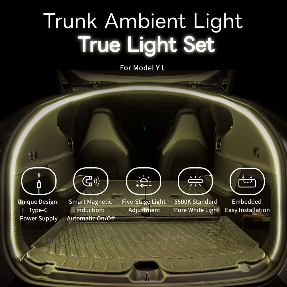 Jowua Tesla Model Y & Y LTrunk Ambient Light - USB-C LED Strip(現貨)