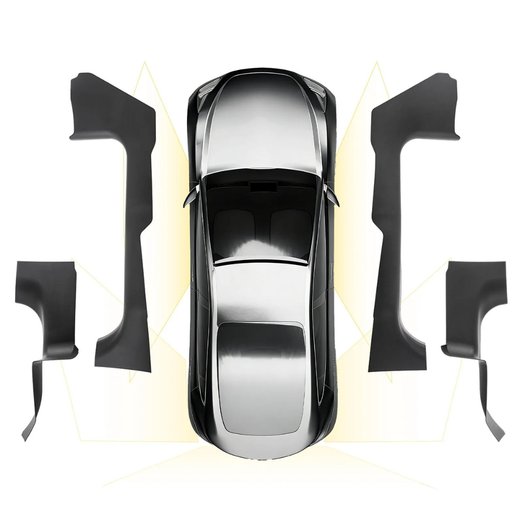 3W 全TPE門檻保護條套裝Tesla Model Y Juniper 2025+/Model 3 Highland 2024+