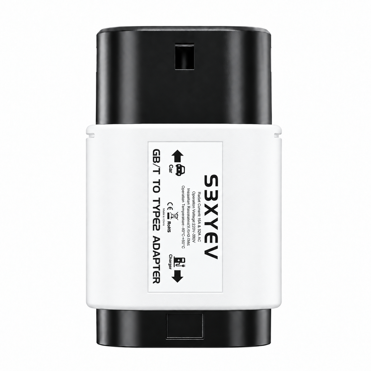 S3XYEV(溫控)AC Adapter Pro GB/T to Type 2交流轉接器(港車北上專用)兩年保用(現貨)