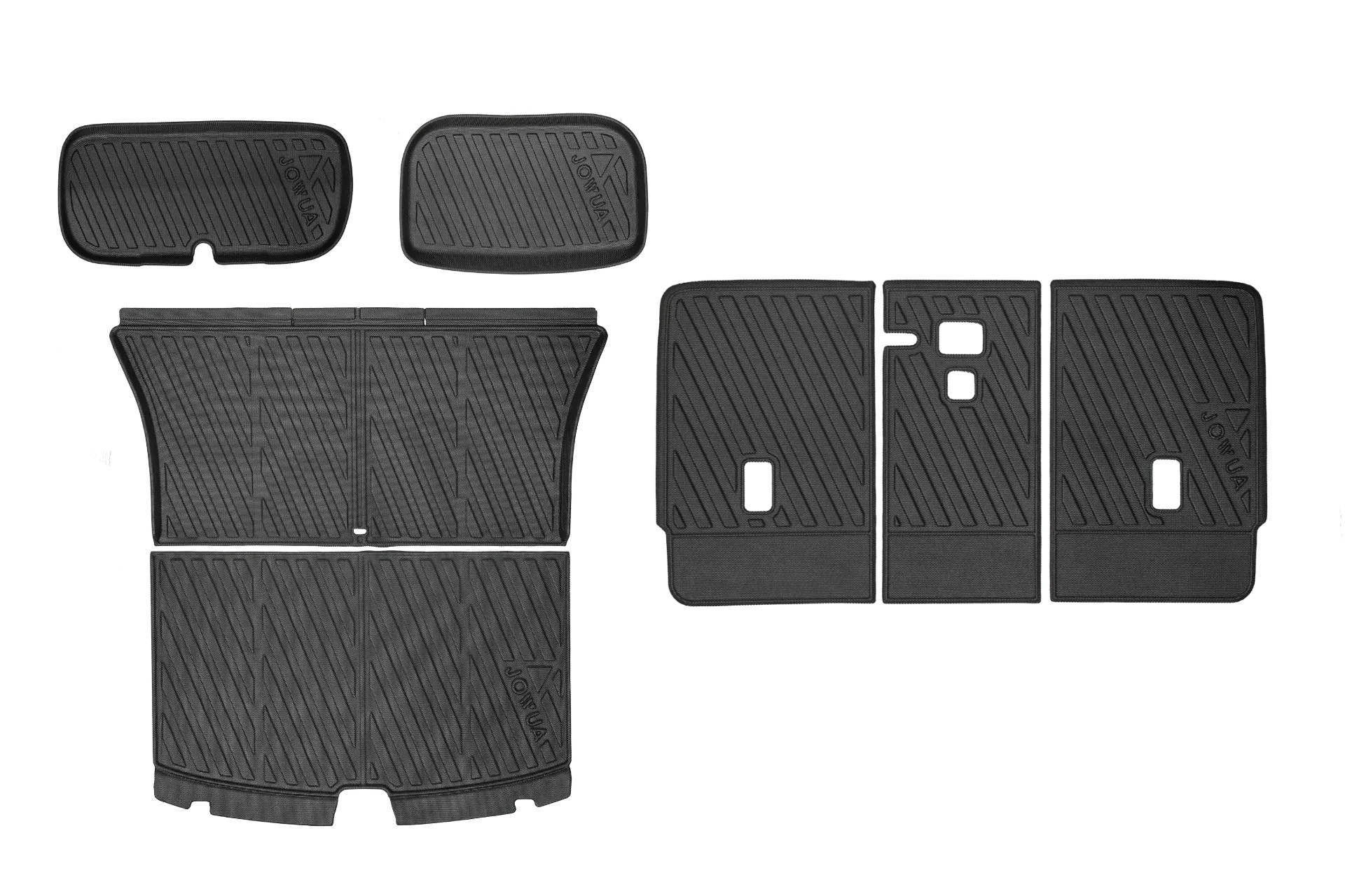 Jowua Model Y (Juniper 2025+) EasyShield Waterproof Trunk Liner + Rear SeatsBack