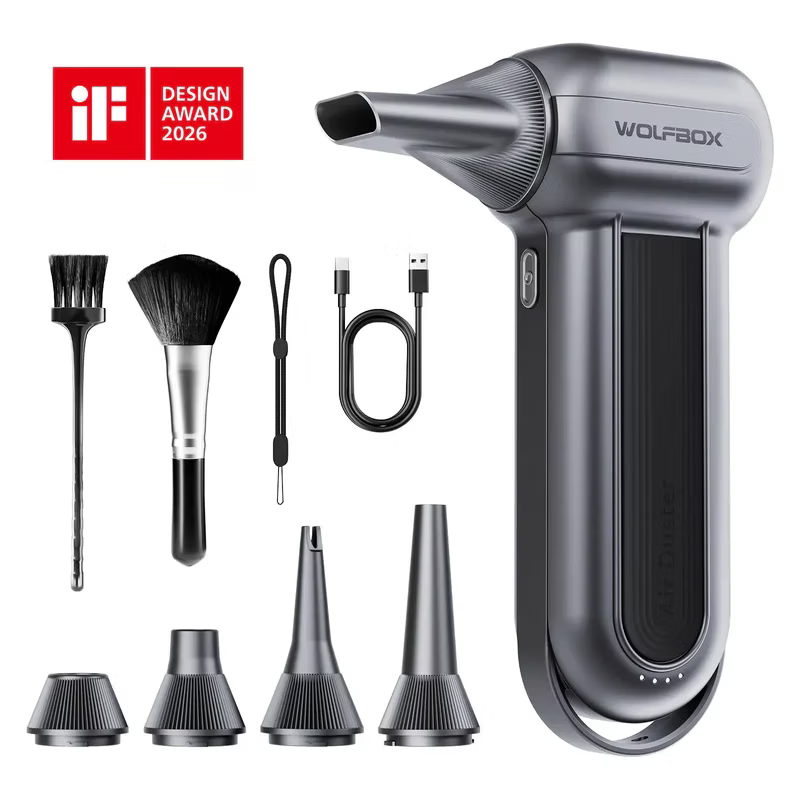 WOLFBOX MF100 Compressed Air Duster - Super Power Electric Air Duster 強力風槍