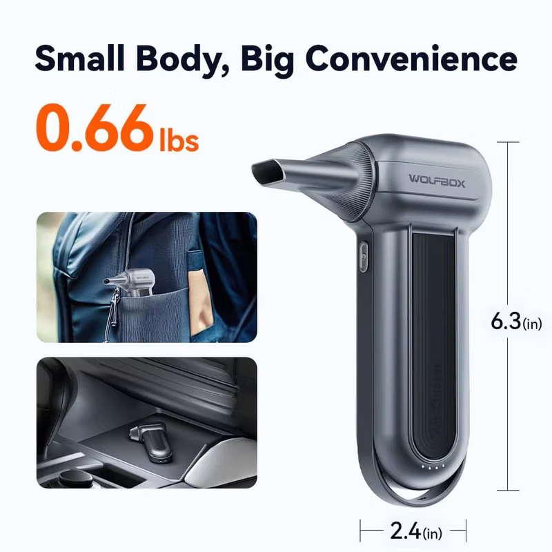 WOLFBOX MF100 Compressed Air Duster - Super Power Electric Air Duster 強力風槍