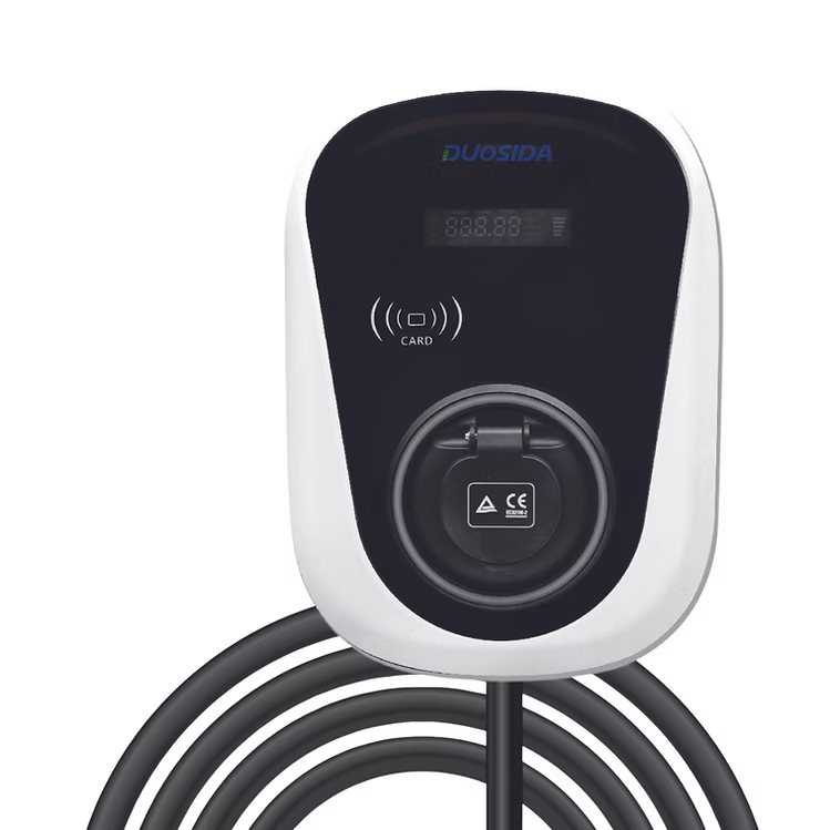 Duosida (商用版)三相32A Wall Box 充電器 帶WIFI, RFID Option GPRS/4G OCPP 1.6, 藍牙 插座式