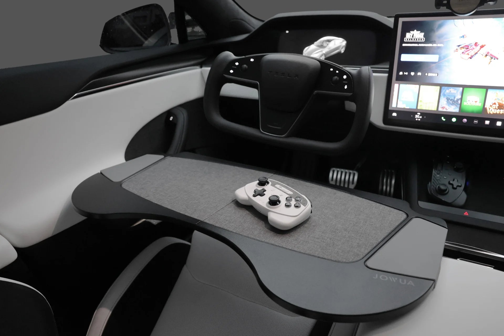 Jowua Foldable Car Tray for Tesla