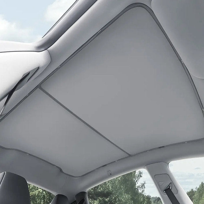 3W UV Heat Insulation Foldable Car Sunshade 灰色 for Tesla Model 3 Highland&Y Juniper(現貨)