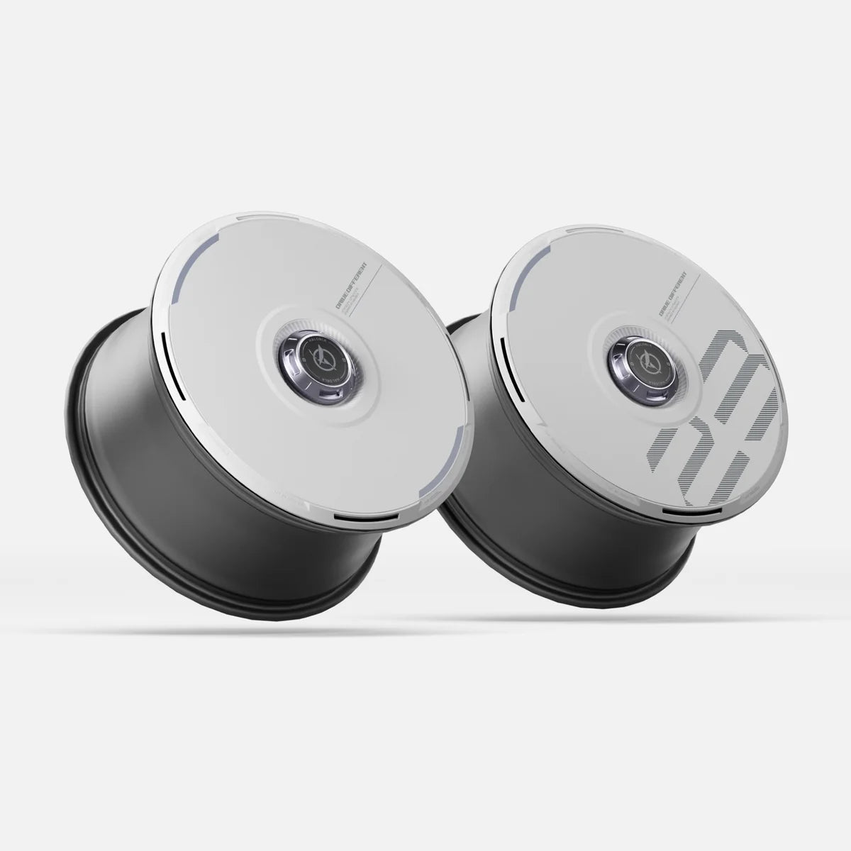 HALODISC 2 Wheel Covers for Tesla | Custom Numbers