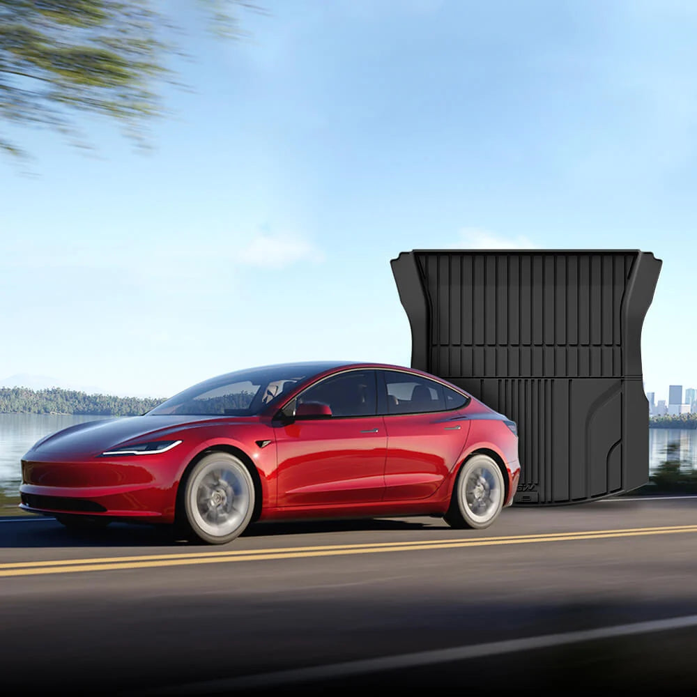 3W全TPE雙層防水靜音腳墊(升級版)Model 3 Highland 2024+(現貨)
