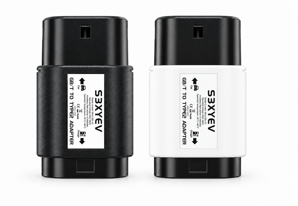S3XYEV(溫控)AC Adapter Pro GB/T to Type 2交流轉接器(港車北上專用)兩年保用(現貨)