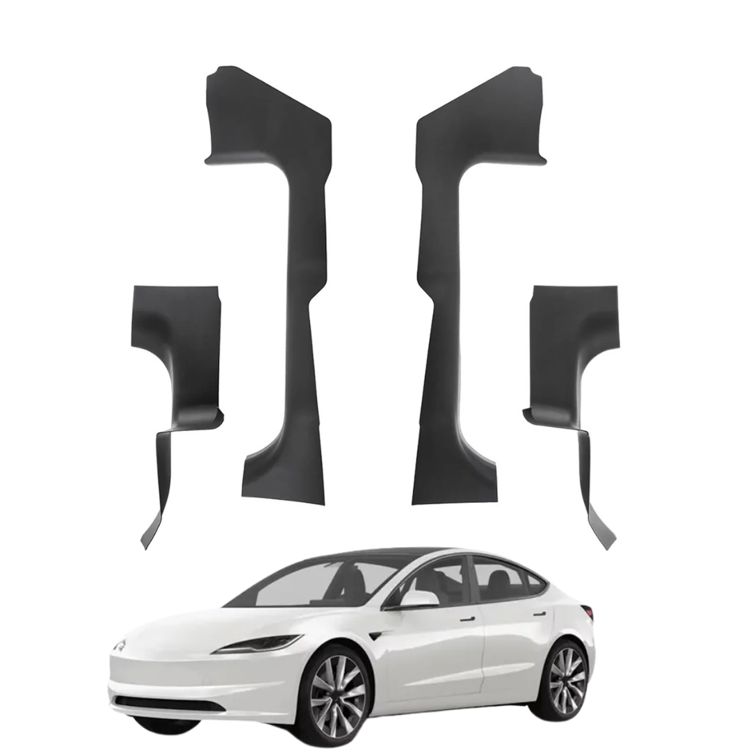 3W 全TPE門檻保護條套裝Tesla Model Y Juniper 2025+/Model 3 Highland 2024+