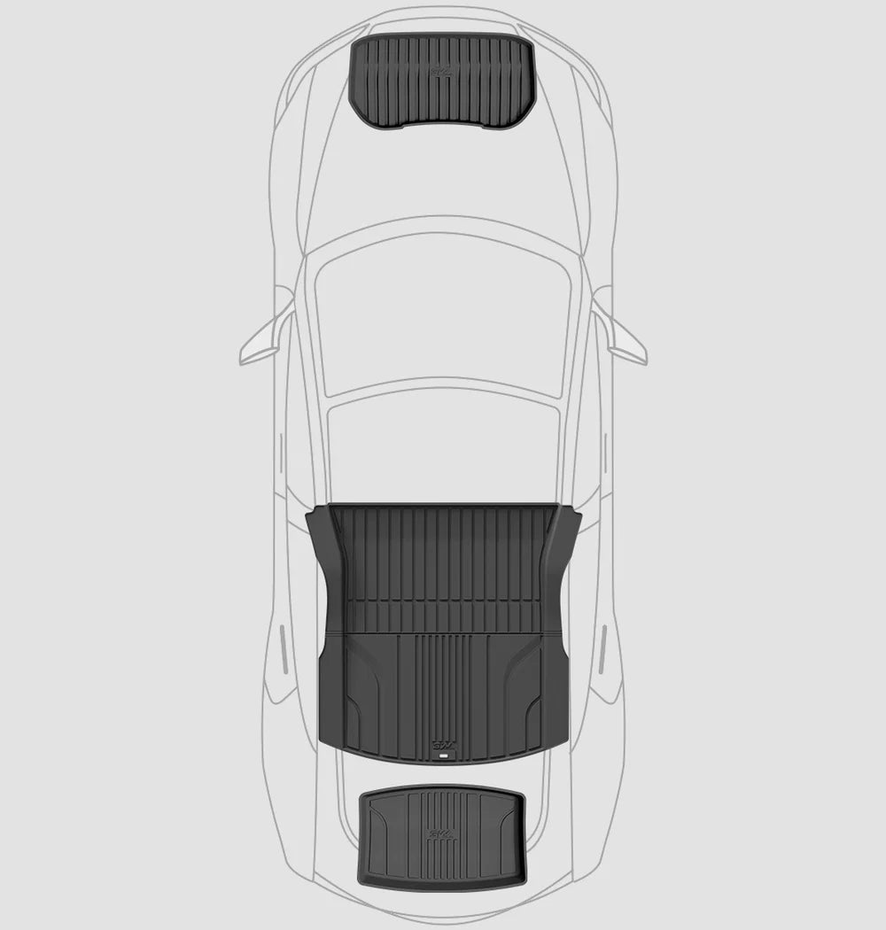 3W全TPE雙層防水靜音腳墊(升級版)Model 3 Highland 2024+(現貨)